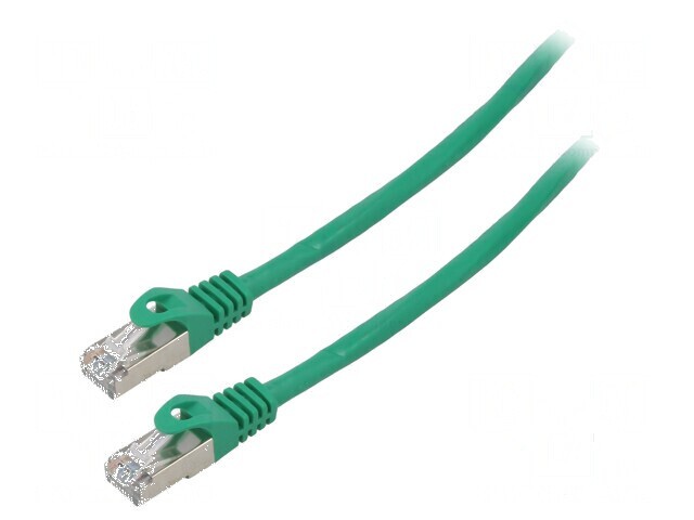 Cablaj patch F/UTP 6 litat CCA PVC verde 10m 26AWG