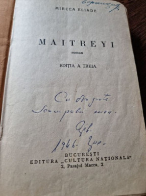 Mircea Eliade - Maitreyi Editia a 3-a foto