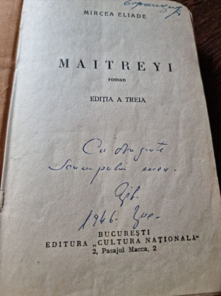 Mircea Eliade - Maitreyi Editia a 3-a