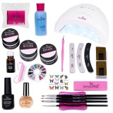 Cumpara ieftin Kit Unghii Gel cu Lampa LUXORISE - Promotie #04