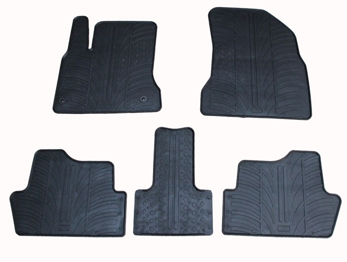 Set covorase auto din cauciuc Citroen C4 Picasso 2006-2013, Negru, Gledring, 5 buc.