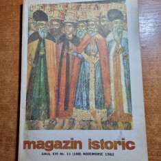 Revista Magazin Istoric - noiembrie 1982