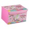 Cutie de depozitare textile pentru copii cu capac, Unicorn, 40x30x25cm