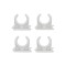Set 4 cleme suport țeava, 15-16mm Vorel 54811