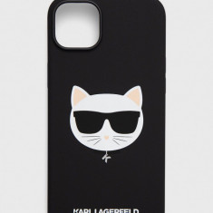 Karl Lagerfeld husa pentru telefon iPhone 14 Plus 6,7" culoarea negru