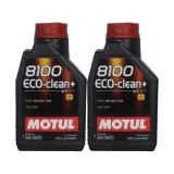 Pachet 2 litri ulei de motor Motul 8100 Eco-clean+ 5W30 , Performanta superioara E i protectie avansata pentru motoare moderne