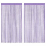 Cumpara ieftin Perdele sir 2 buc Violet 100x250 cm