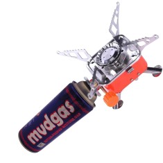 Aragaz de Exterior APF&reg; Portabil si Pliabil pentru Camping cu Gaz + Spray de Gaz