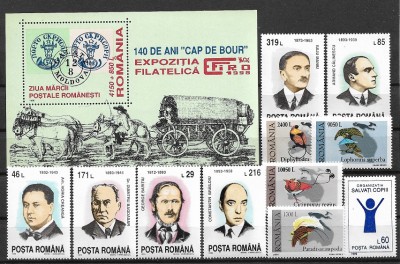 C754 - lot timbre nestampilate MNH Romania foto