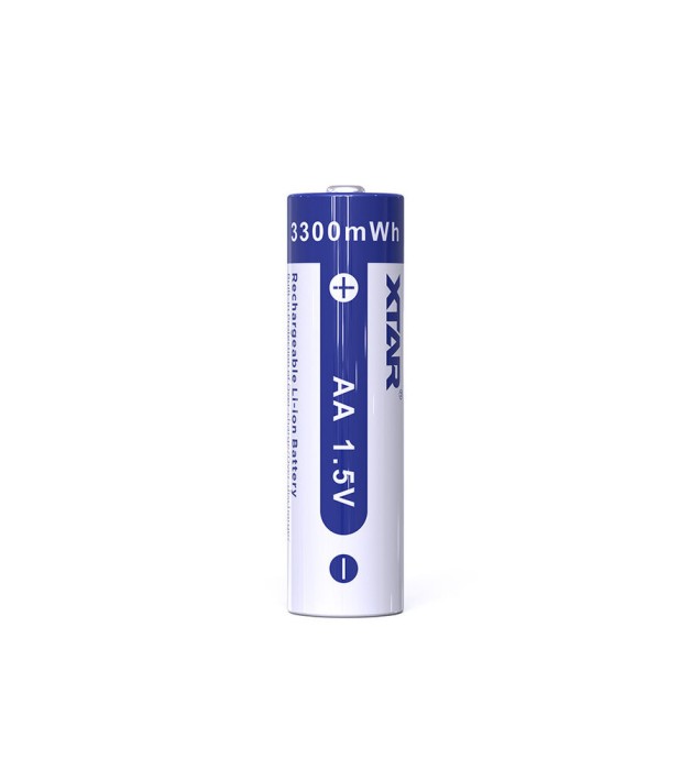 Set 4 Baterii reincarcabile Xtar R6 / AA 1,5V Li-ion 2000mAh cu protecție