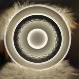 Lustra LED DOLIANA, 70W, Diametru 40cm, lumina Rece/Calda/Neutra, Alb, Alessandro DESIGN