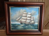 Tablou peisaj marin, Marine, Ulei, Realism