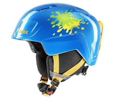 Casca de schi pentru copii Uvex Heyya, unisex, albastru, 51-55 cm - RESIGILAT foto