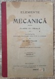 Elemente de mecanica pentru clasa VII reala - Gh. Beiu Paladi