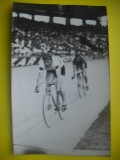 HOPCT 543 A - FOTOGRAFIE VECHE-D= 18/12 CM-SOSIREA LA FINALA -CICLISM-SPORT-1947-FOTO AGENTIA ASSOCIATEDPRESS PHOTOS 1947