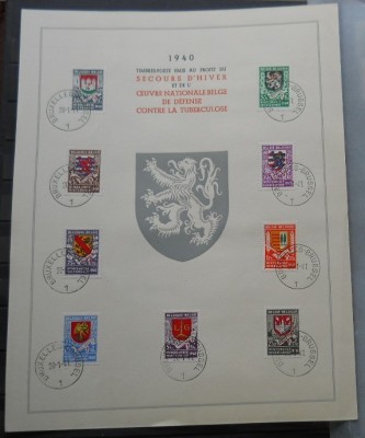 1940 SERIE BELGIA foto