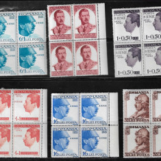 ROMANIA 1940 - CAROL II, 10 ANI DE DOMNIE, BLOCURI, MNH - LP 139