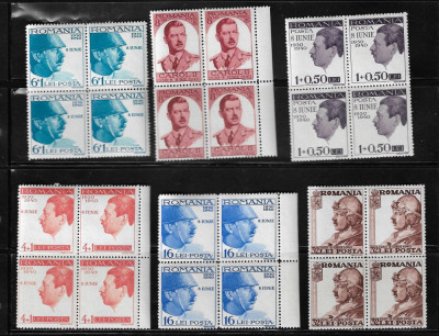 ROMANIA 1940 - CAROL II, 10 ANI DE DOMNIE, BLOCURI, MNH - LP 139 foto