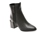 Botine elegante EPICA negre, A496, din piele naturala