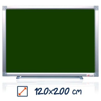 Tabla magnetica verde 120&amp;amp;#215;200 cm, premium, VISUAL foto