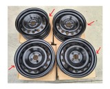 SET 4 Jante tabla Dacia Logan III, Sandero III 6JX16H2, 4x100 ET37 403002053R; Usor Indoite