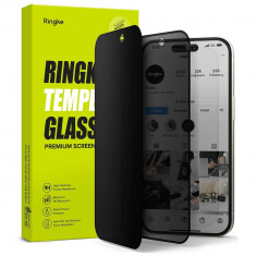 Folie pentru iPhone 15 Plus Ringke Cover Display Tempered Glass Privacy