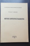 Metode cantitative &icirc;n marketing - Niculae V. Mihăiță
