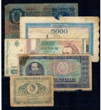 Romania - Lot timbre vechi, uzate