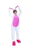 PJM46-25 Pijama intreaga kigurumi, cu model Love Bunny, M/L