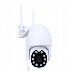 Camera supraveghere IP de exterior, rotativa, WiFi ZOOM 2MP 2MPx, Gonga® Alb