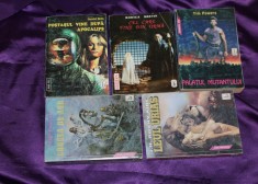 Lot 5 carti sf editura David Brin Postasul vine dupa apocalips Rodica Bretin J.H. Rosny-Aine Leul urias Platul mutantului Tim Powers fantasy sf