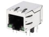 Conector RJ45 Ecranat cu LED BEL FUSE SI-60118-F THT 8p8c