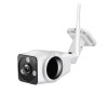 Camera Supraveghere Techsuit 3MP, Unghi Larg, Waterproof, V380 PRO App, Alb (K5)