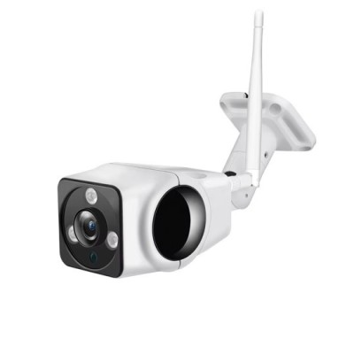 Camera de Supraveghere 3MP, Wide Angle, Waterproof, V380 PRO App - Techsuit (K5) - White foto