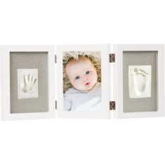 Happy Hands Triple Frame set de mulaj pentru amprentele bebelușului 3 x 17&times;22 cm 1 buc