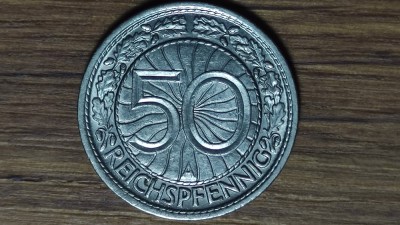 Germania - moneda de colectie istorica - 50 pfennig / reichspfennig 1928 A (Berlin) UNC/necirculata - Weimar Republic foto