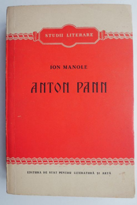 Anton Pann &ndash; Ion Manole (cateva sublinieri)