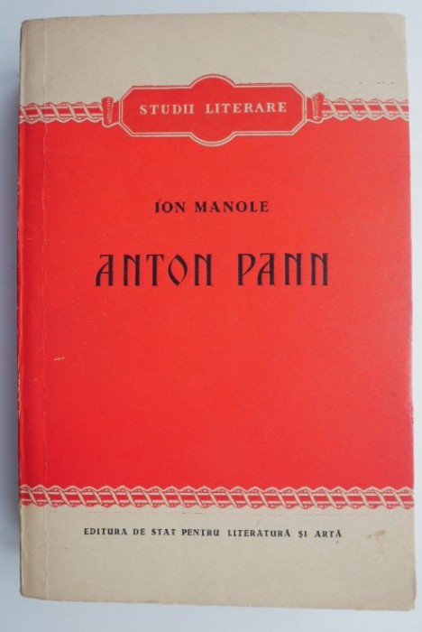 Anton Pann &ndash; Ion Manole (cateva sublinieri)