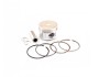 Set Piston Revo Piaggio Liberty LX Vespa 125 AC 4T 57mm Bolt 15mm Segmenti Inclinati