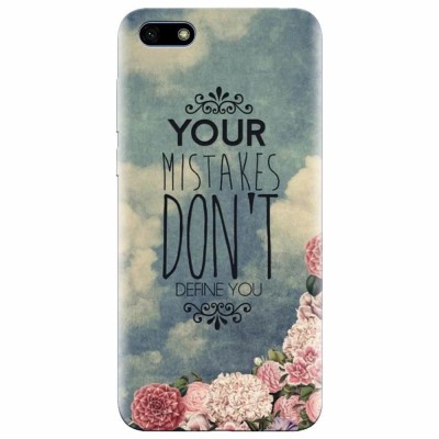 Husa silicon pentru Huawei Y5 Prime 2018, Your Mistakes Dont Define You foto
