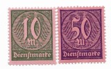 Germania - Timbre oficiale, 1921-1923 - valori neobliterate