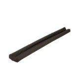 Protectie pentru usa, anti curent, dubla, culoare negru, lungime 78 cm