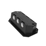 Lampa de perete solara cu 6 LED-uri si 2 culori de lumina, dimensiuni 21x10x4-6 cm