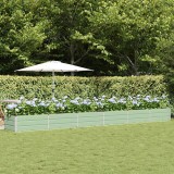 vidaXL Jardinieră Verde 600 x 80 x 45 cm Oțel 42018253