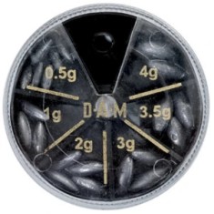 Set Plumbi DAM Inline Olivete, 0.5-4.0g, 80g foto