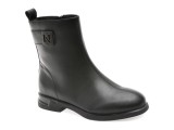 Ghete FLAVIA PASSINI negre, M01245, din piele naturala