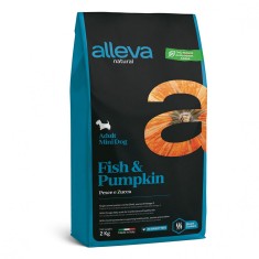 Alleva NATURAL dog fish &amp;amp;amp; pumpkin adult mini 2 kg foto