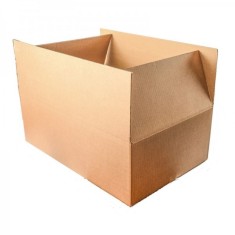 Set 10 Cutii Clasice, 600x400x200 mm, Carton Natur Ondulat in 3 Straturi, Cutie Clasica, Cutie pentru Ambalare si Depozitare, Cutie Carton, Cutie Tran foto
