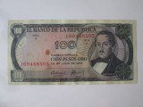 Rara! Columbia 100 Pesos Oro 1973 in stare foarte buna
