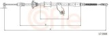 Cablu frana de parcare Chevrolet Nubira; Daewoo Musso, Nubira Motor 1.6 16V, 1.8, 2.0 16V, 2.3, parte montare spate, dreapta, lungime 1642/1438 mm,